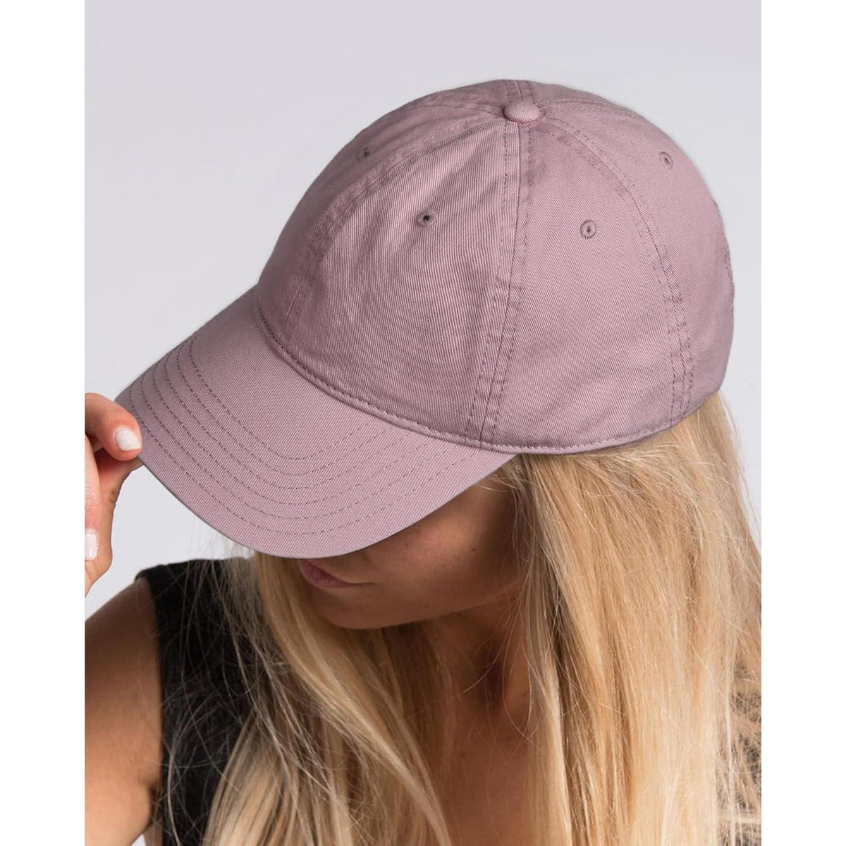 Vintage Damen Baseball Cap Baumwolle Rosa Verstellbar M