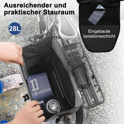 Toptrek Fahrradtasche Gepäckträger Wasserdicht Reflektoren