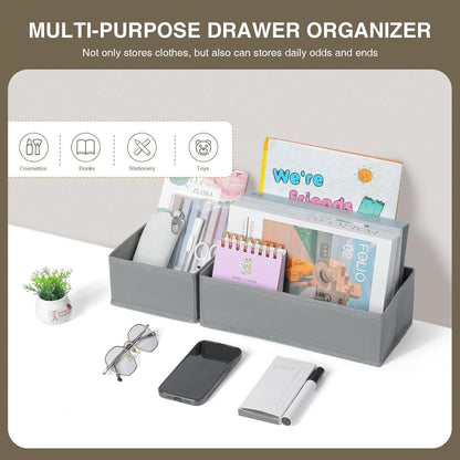 8-teiliges Schubladen Ordnungssystem Organizer Set, Faltbare