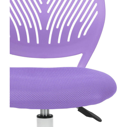 2er Set Lila Schreibtischstuhl Ergonomisch Verstellbar