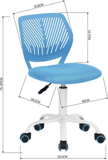 Ergonomischer Schreibtischstuhl 2er Set Stoff Bürostuhl ergonomisch