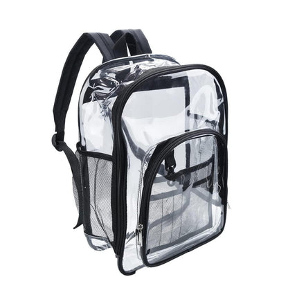 Transparenter Rucksack PVC Wasserdicht – Schulrucksack 33x25x10cm