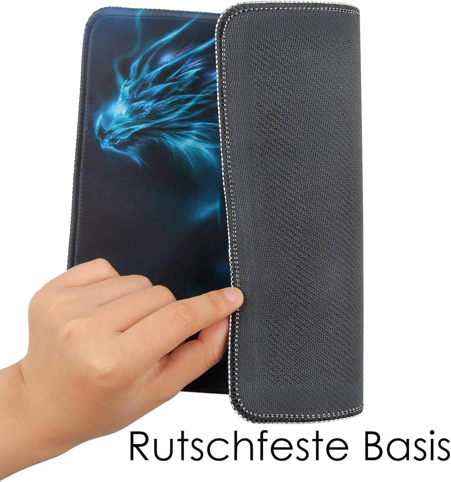 Gaming Mousepad 26x21 cm Washable Design Non-Slip Rubber Base Smooth Surface