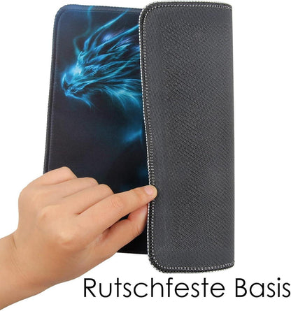 Gaming Mousepad 26x21 cm Washable Design Non-Slip Rubber Base Smooth Surface