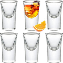 Schnapsgläser-Set 6 Stück 15ml Kristallklar Schwerer Boden