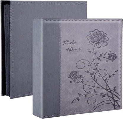 Fotoalbum 15.2x10.2 cm Ledereinband für 600 Fotos Elegantes