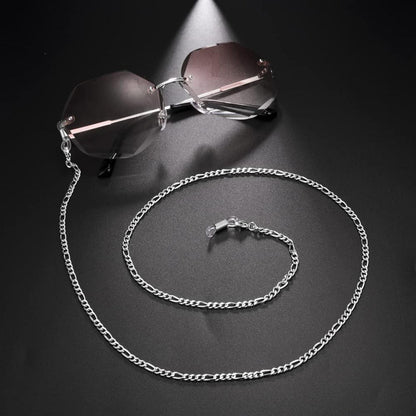 Edelstahl Figaro Brillenkette – Vergoldet & Silberfarben