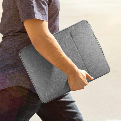 Laptoptasche 17,3 Zoll Schutz Laptophülle mit Griff 2 Fach Notebooktasche