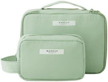 Wasserdichte Kosmetiktasche Make-up-Tasche 2er Set - Grün