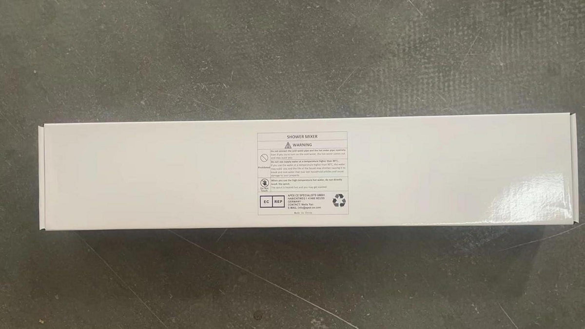 Thermostat Duscharmatur Set Aufputz 5 Strahlarten Handbrause Chrom
