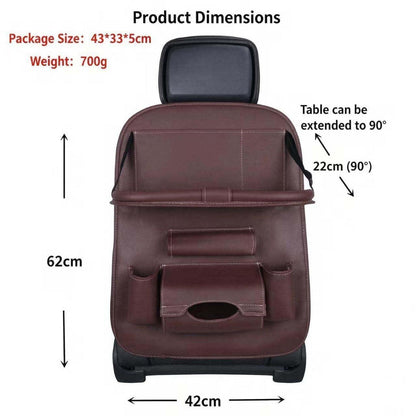 2x Auto Rücksitz Organizer mit Tablet Halterung & Stauraum