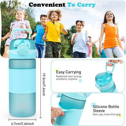 Trinkflasche Kinder 500ml BPA freie Wasserflasche Auslaufsicher mit
