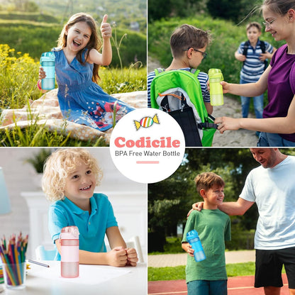 Trinkflasche Kinder 500ml BPA-frei Auslaufsicher mit Fruchteinsatz