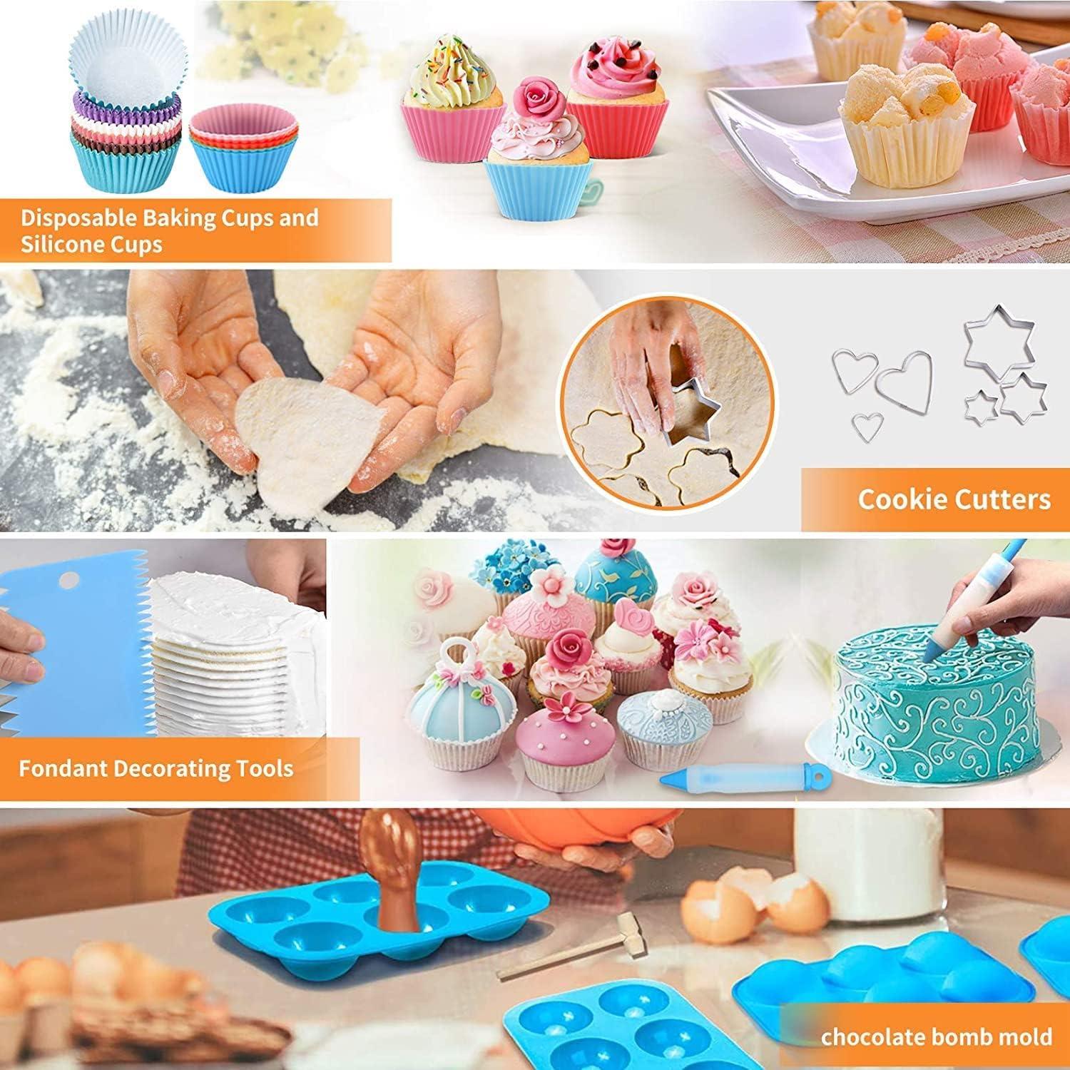 Boyun 236-teiliges Kuchendekorationswerkzeug-Set mit Aufbewahrungsbox