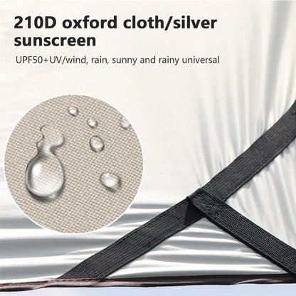 Teenza Tarp 3x4m Wasserdicht Oxford Zeltplane Stützstangen