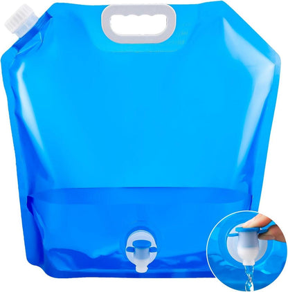 Faltbarer Wasserkanister mit Hahn 5L Trinkwasser Outdoor Camping
