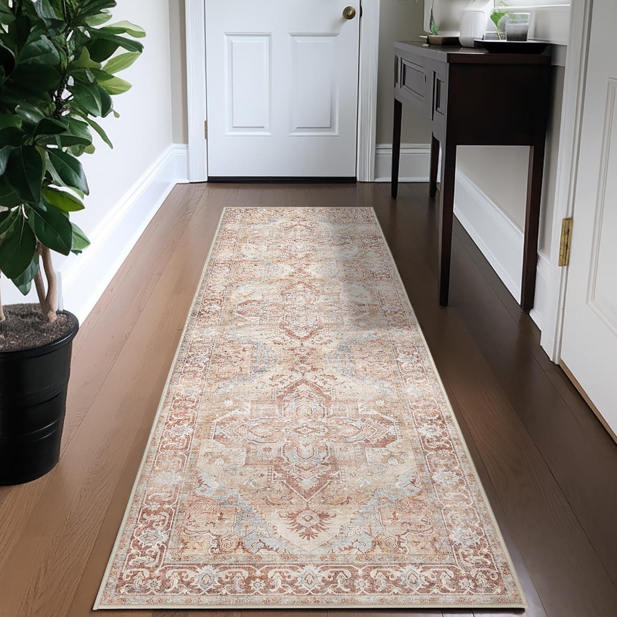 Vintage Küchenläufer 60x210 cm – Rot Ziegelrot