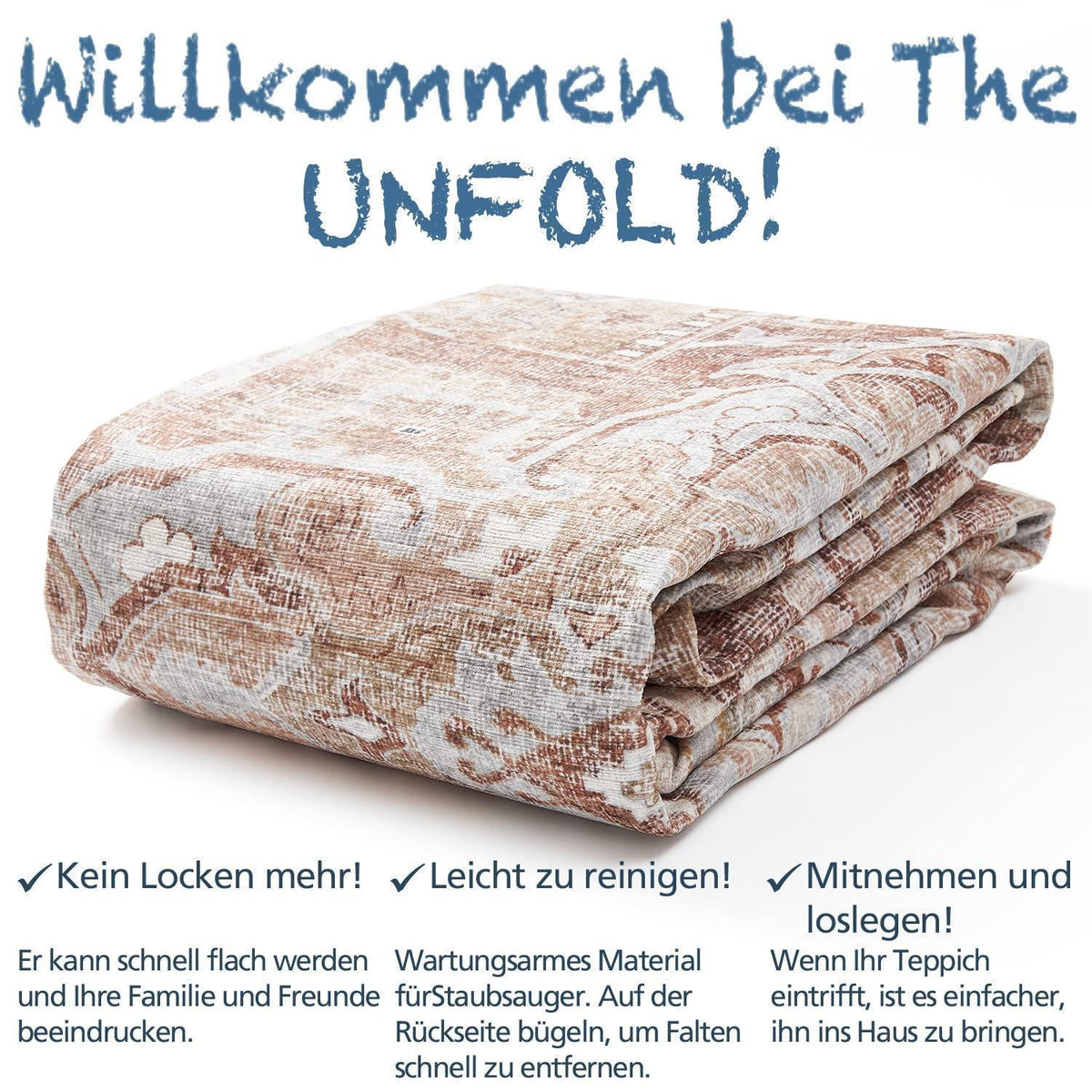 Vintage Küchenläufer 60x210 cm – Rot Ziegelrot