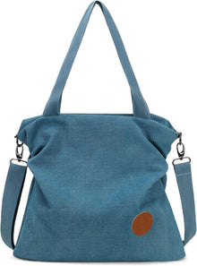 Canvas Umhängetasche Damen Strand Schultertasche Crossover Bag