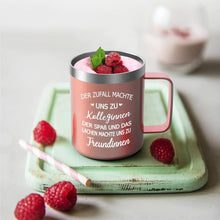 Abschiedsgeschenk Kollegin 12oz Tasse mit Spruch & Henkel