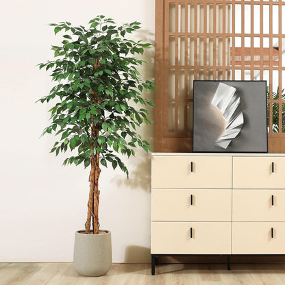 Kunstpflanze Ficusbaum 180 cm - Große Künstliche Pflanzen