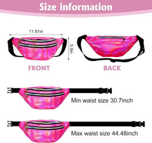 Heyu-Lotus Damen Bauchtasche Wasserdicht Verstellbarer Gurt