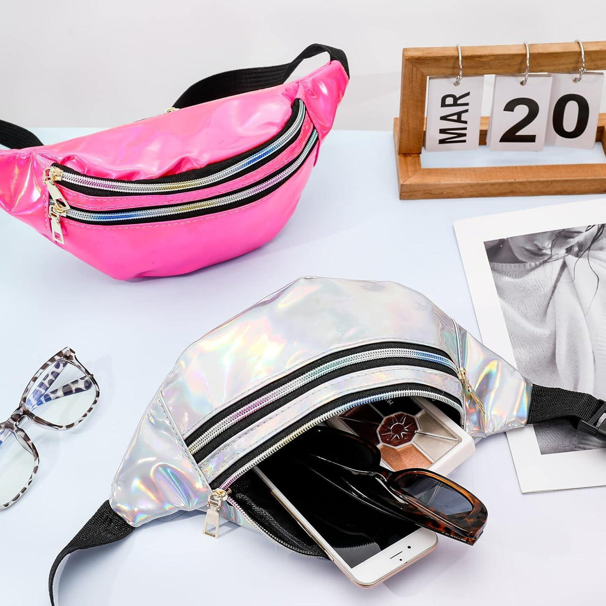 Heyu-Lotus Damen Gürteltasche Wasserdicht Verstellbar Multifunktional
