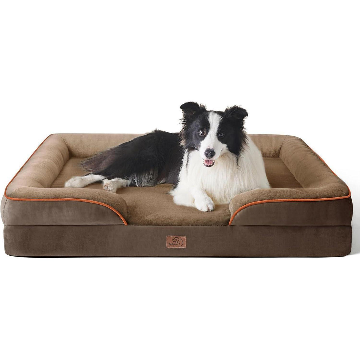 Orthopädisches Hundebett L 89x63cm, braun