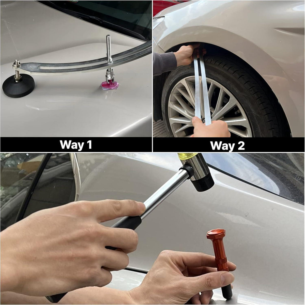 Ausbeulwerkzeug Set Paintless Car Repair Tool Hail Removal Lifter 85-teilig