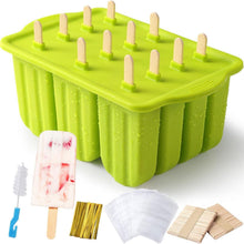 Silikon Eisformen Set Eis am Stiel BPA Frei 12 Zellen