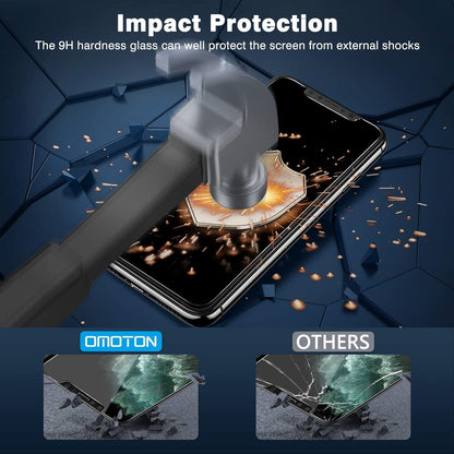 Panzer Schutz Glas für iPhone 11 Pro X XS, Bläschenfrei, 9H