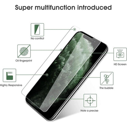 Panzer Schutz Glas für iPhone 11 Pro X XS, Bläschenfrei, 9H