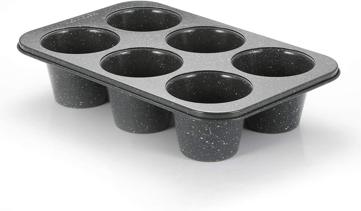 Jumbo Muffinform aus Karbonstahl mit Antihaftbeschichtung