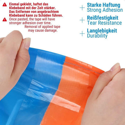 Zelt Reparaturband 5M x 10CM Transparent Wasserdicht PVC-beschichtet
