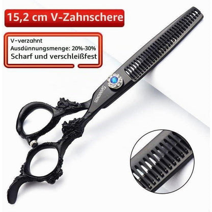 Profi Friseurschere Set 6 Zoll – Haarschneideschere & Effilierschere