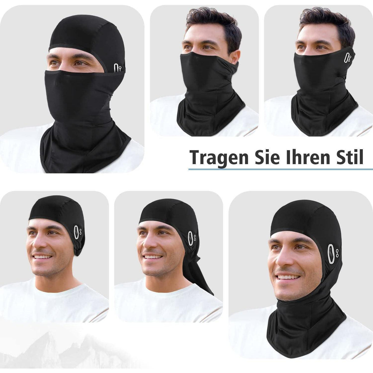 Sommer Sturmhaube Kühlung UV-Schutz | Atmungsaktiv & Vielseitig
