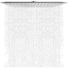 Regendusche 40x40cm Edelstahl Eckig Selbstreinigend