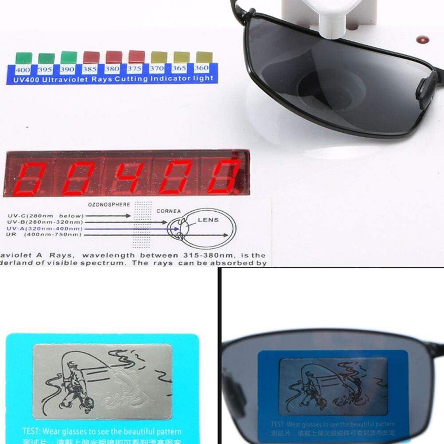 AORON Polarisierte Herren Sonnenbrille UV-Schutz Sport Outdoor Brille