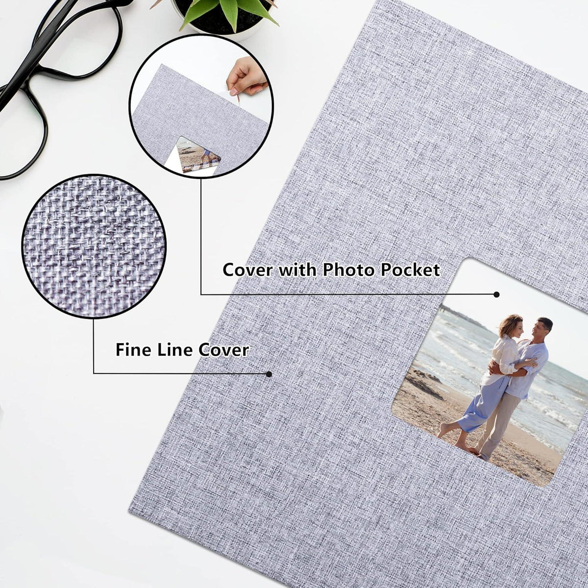 DIY Fotoalbum 10x15 Selbstklebend, Hochzeit Geburtstag