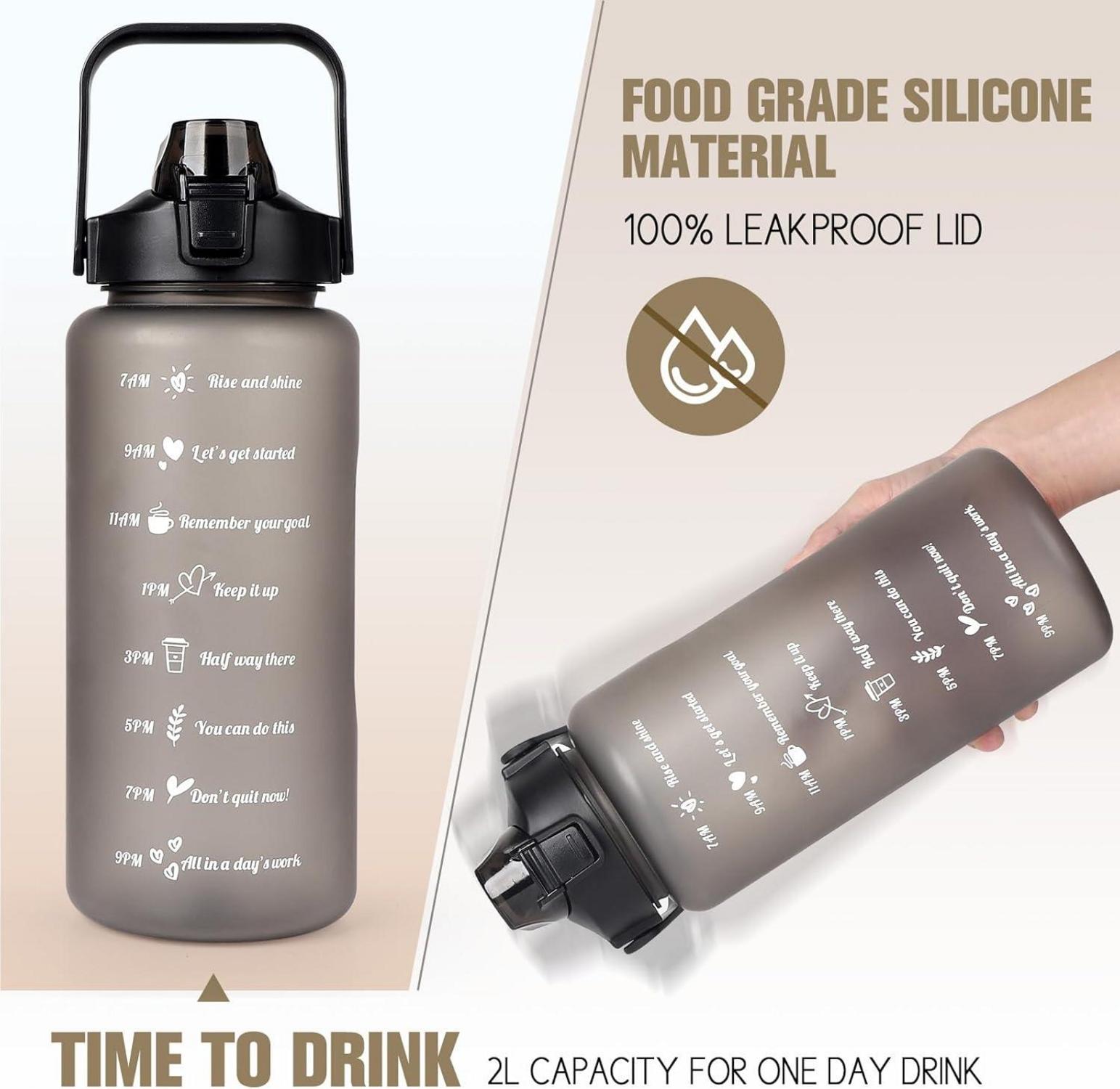 2L Trinkflasche BPA Free Sport Getränke Krug mit