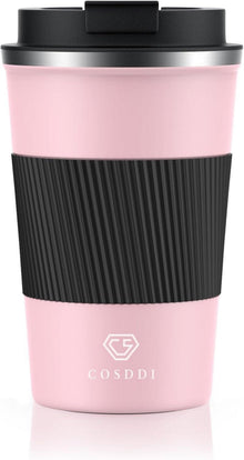 Isolierbecher Edelstahl Travel Mug 380ml Vakuum Reisebecher Autobecher