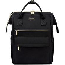 Schulrucksack Jungen Teenager 17 Zoll Laptop USB Schwarz