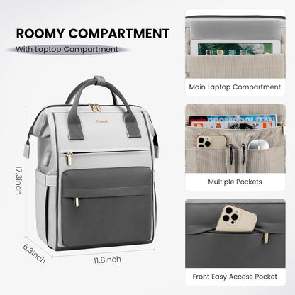 Schulrucksack Wasserdicht mit Laptopfach und USB-Anschluss