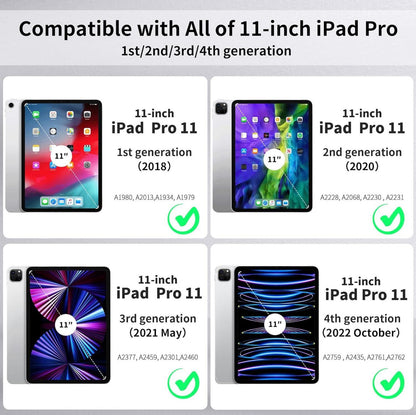 iPad Pro 11 Zoll 2022/2021/2020/2018 Hülle mit Stifthalter