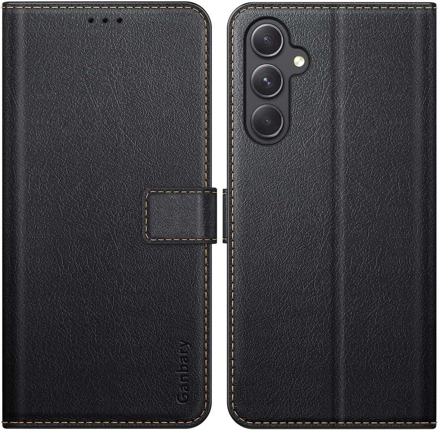 Samsung Galaxy A54 5G Handyhülle Premium Leder Klapphülle Card Slots