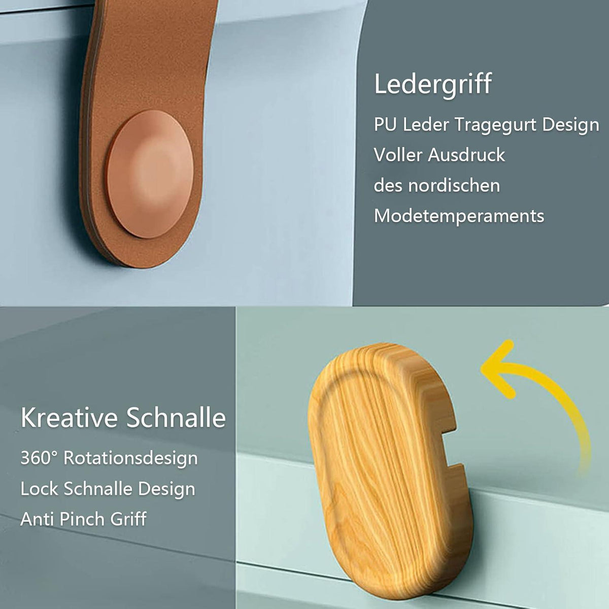 Hausapotheke Medizinbox mit Griff, Blau