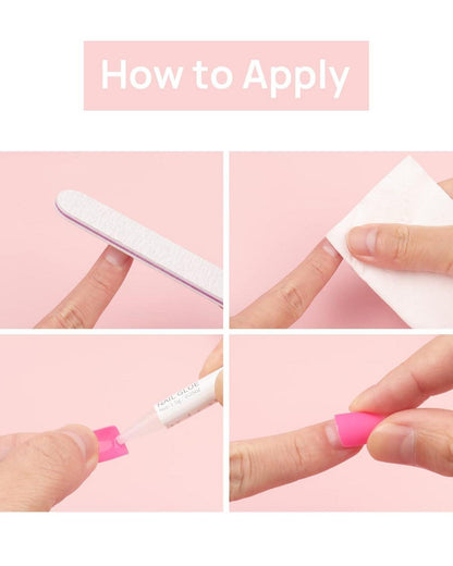 24er Pack Matt Ballerina Nägel - Fake Nails Kit für Frauen