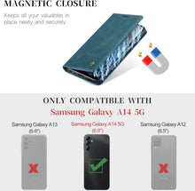 Samsung Galaxy A14 5G Handyhülle Premium Leder Flip Case