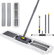 HEVOL Bodenwischer 90cm Breit mit Drehkopf und 3 Mopps