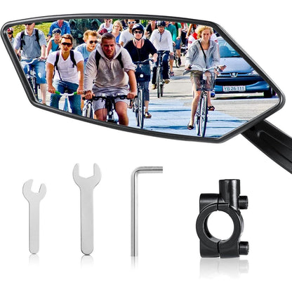 Coicer Fahrradspiegel E-Bike 360° Drehbar Klappbar Lenker